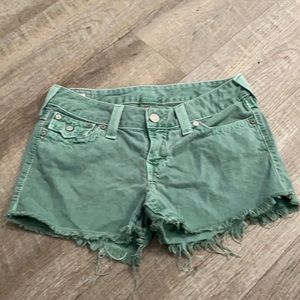 True religion Keira Jean cut off shorts 30